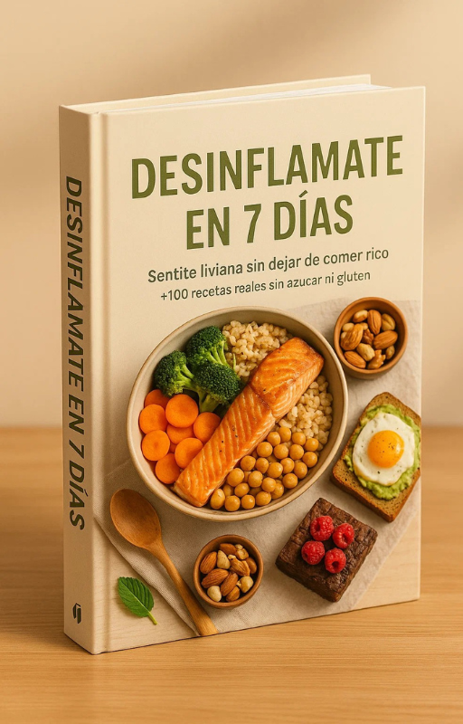 Desinflamate en 7 Días: +1000 recetas saludables + 8 BONOS GRATIS